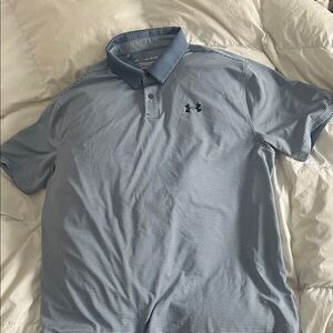 Under Armour Men's Light Blue Polo Shirt